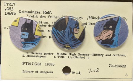Set of 3 vintage upcycled Batman comic book pins * in stock and ready to ship *